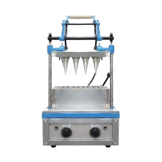 Heavy Duty Commercial 4-Mold Ice Cream Cone Maker Machine