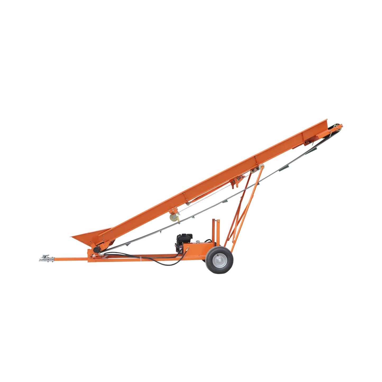 Heavy-Duty Commercial 6.5HP Gasoline Hydraulic High-Speed Wood Conveyor