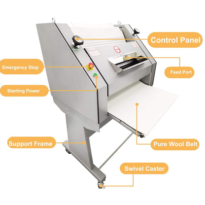 Heavy-Duty Commercial 110V Electric Baguette Bread Shaper Machine