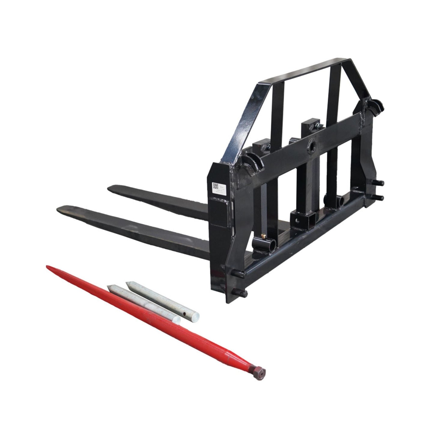 Heavy-Duty Commercial Pallet Fork Frame Hay Attachment