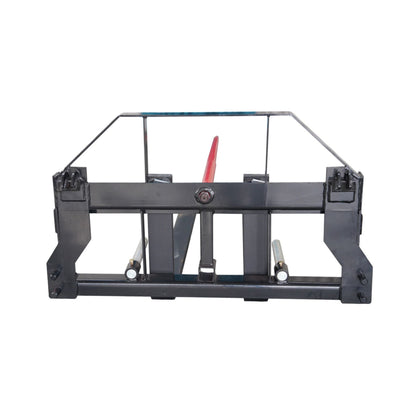 Heavy-Duty Commercial Pallet Fork Frame Hay Attachment