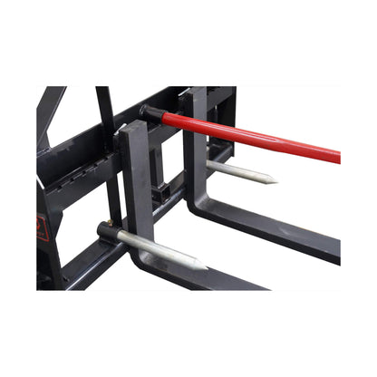 Heavy-Duty Commercial Pallet Fork Frame Hay Attachment