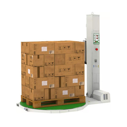 Heavy-Duty Commercial Pallet Carousel Shrink Wrapping Skid Turntable Machine
