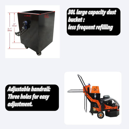 Heavy-Duty Electric Hand-Push Concrete Floor Grinder Polisher