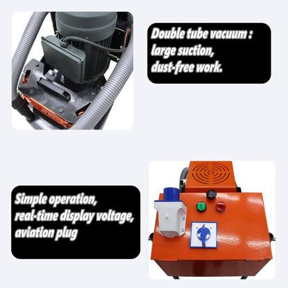 Heavy-Duty Electric Hand-Push Concrete Floor Grinder Polisher