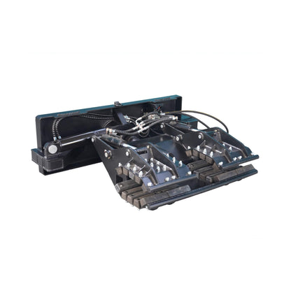 Heavy-Duty Hydraulic Grapple Rock and Pole Claw Skid Steer Attachment