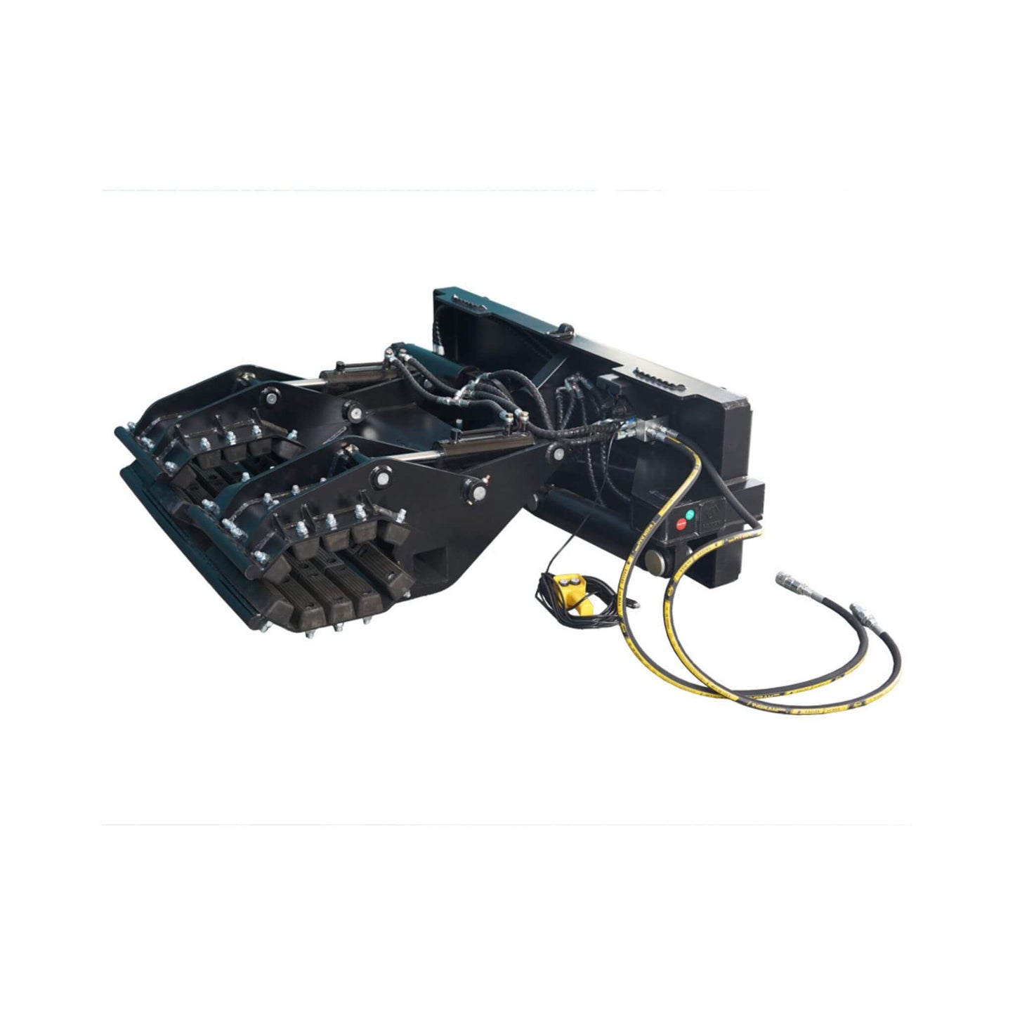 Heavy-Duty Hydraulic Grapple Rock and Pole Claw Skid Steer Attachment