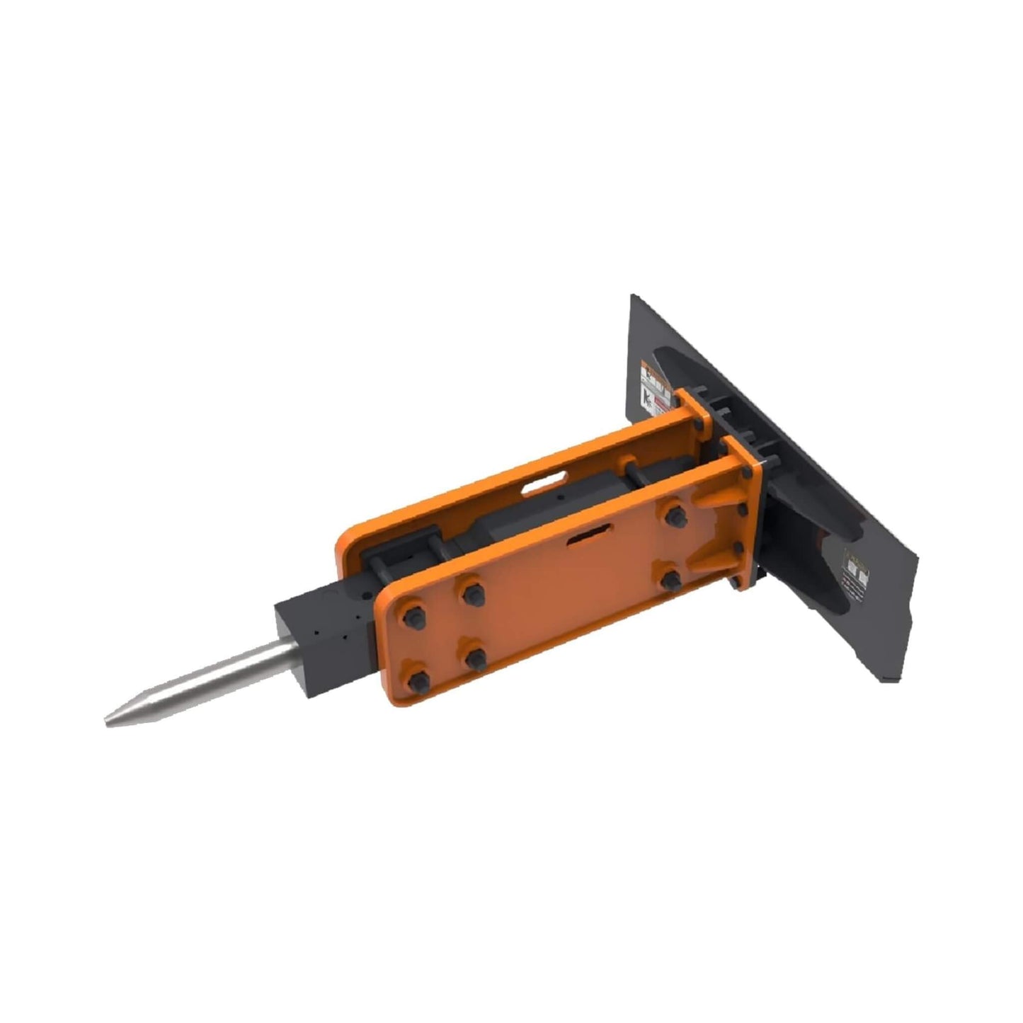 Heavy-Duty Hydraulic Hammer Skid Steer Attachment