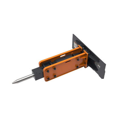 Heavy-Duty Hydraulic Hammer Skid Steer Attachment