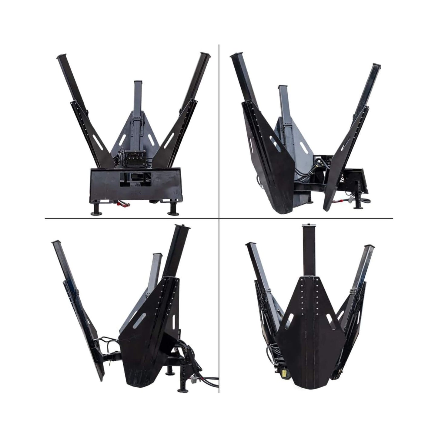 Heavy-Duty Industrial 3-Blade Tree Spade Transplanter Skid Steer Attachment