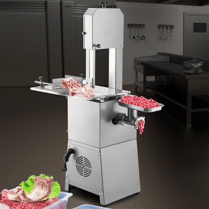 Heavy-Duty Industrial Electric Meat Bandsaw Bone Cutting Machine 550W