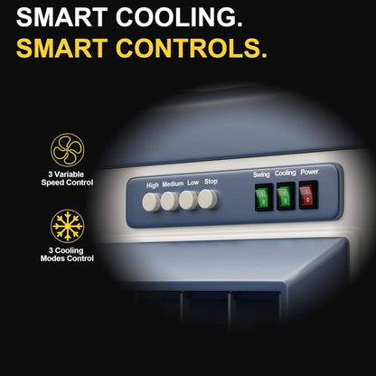 Heavy-Duty Industrial Outdoor Swamp Cooling Fan with Continuous Auto Fill