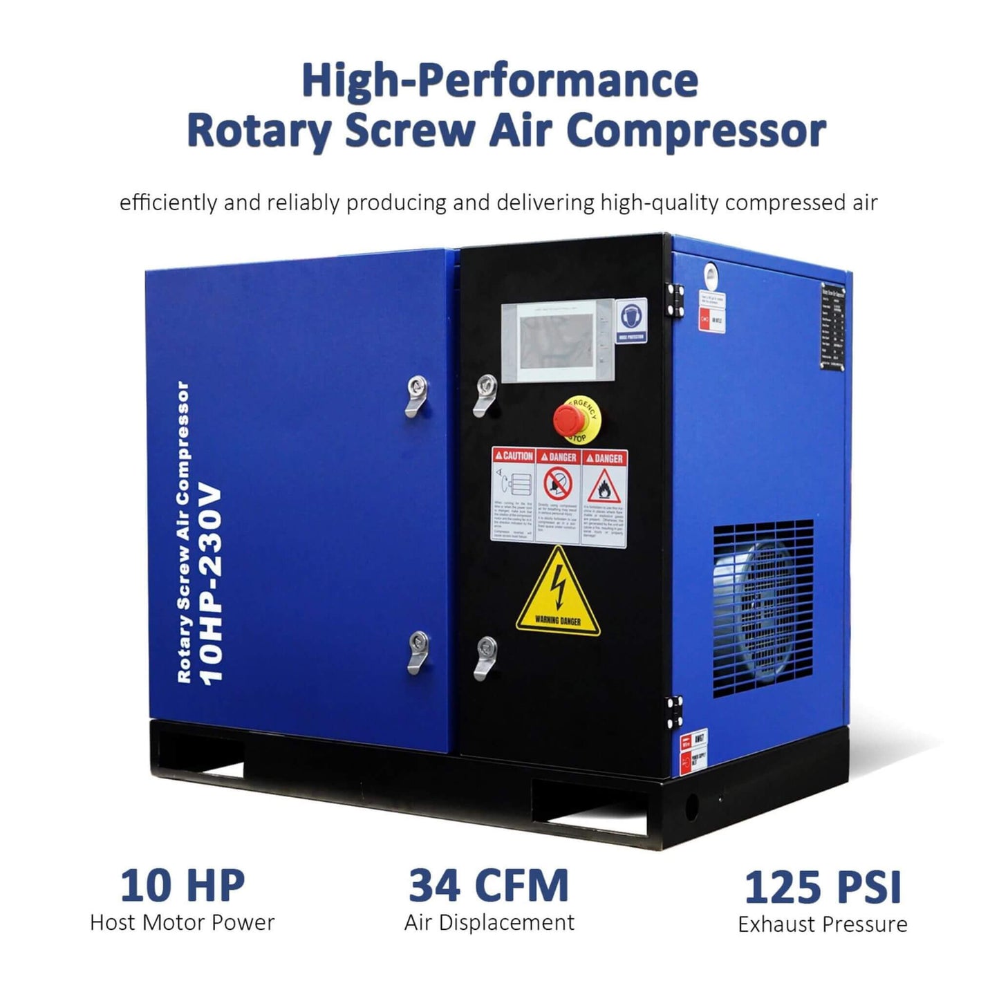 Heavy-Duty Industrial Rotary Screw Air Compressor