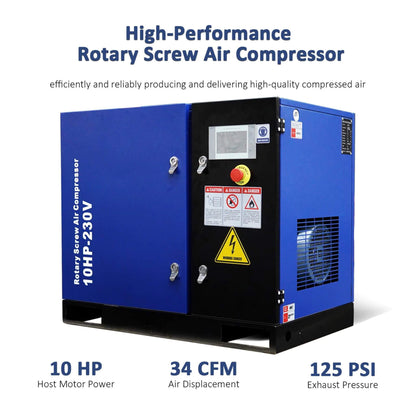 Heavy-Duty Industrial Rotary Screw Air Compressor