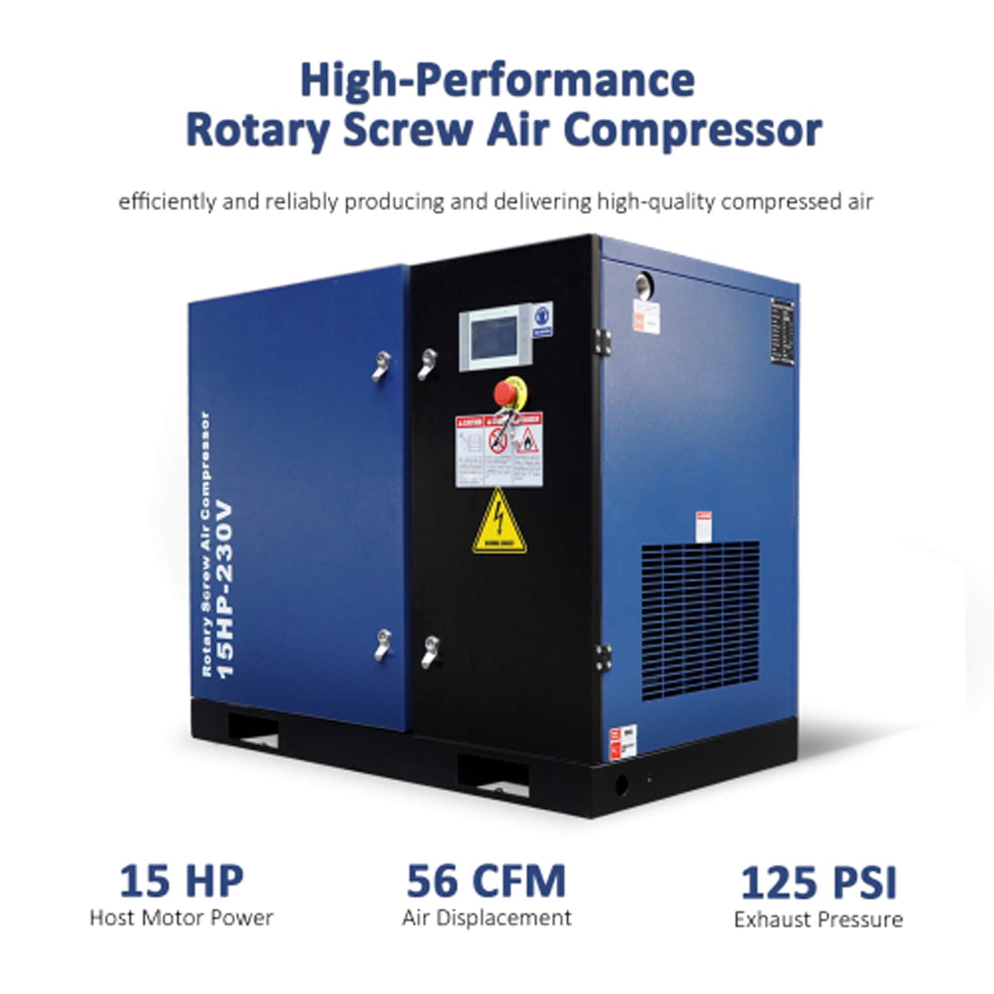 Heavy-Duty Industrial Rotary Screw Air Compressor