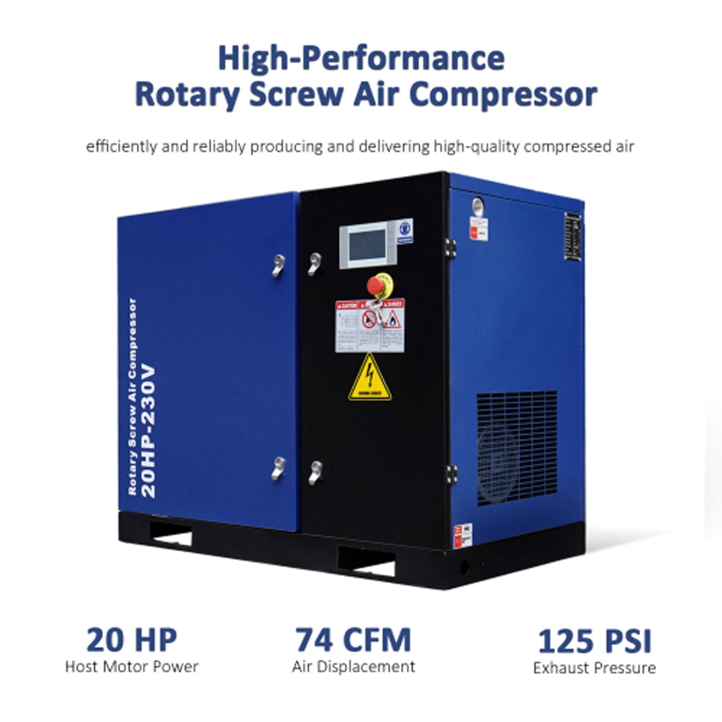 Heavy-Duty Industrial Rotary Screw Air Compressor