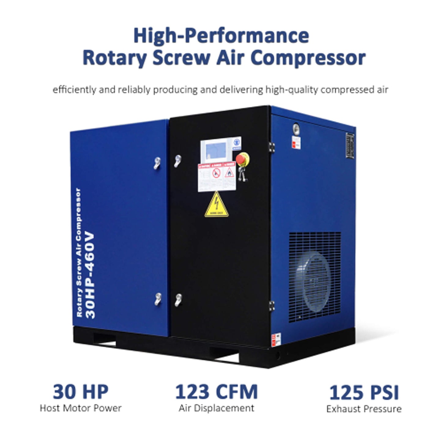 Heavy-Duty Industrial Rotary Screw Air Compressor