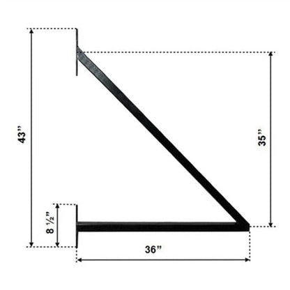 12FT - 30FT Heavy-Duty Madrid-Style Premium Steel Sliding Driveway Gate