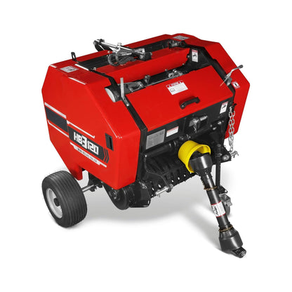 Heavy-Duty Mini Round Hay Tractor Baler with Twine Wrap