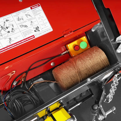 Heavy-Duty Mini Round Hay Tractor Baler with Twine Wrap