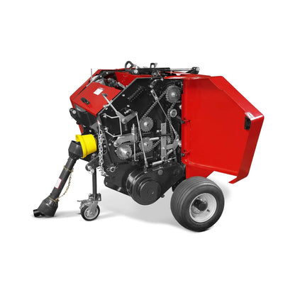 Heavy-Duty Mini Round Hay Tractor Baler with Twine Wrap