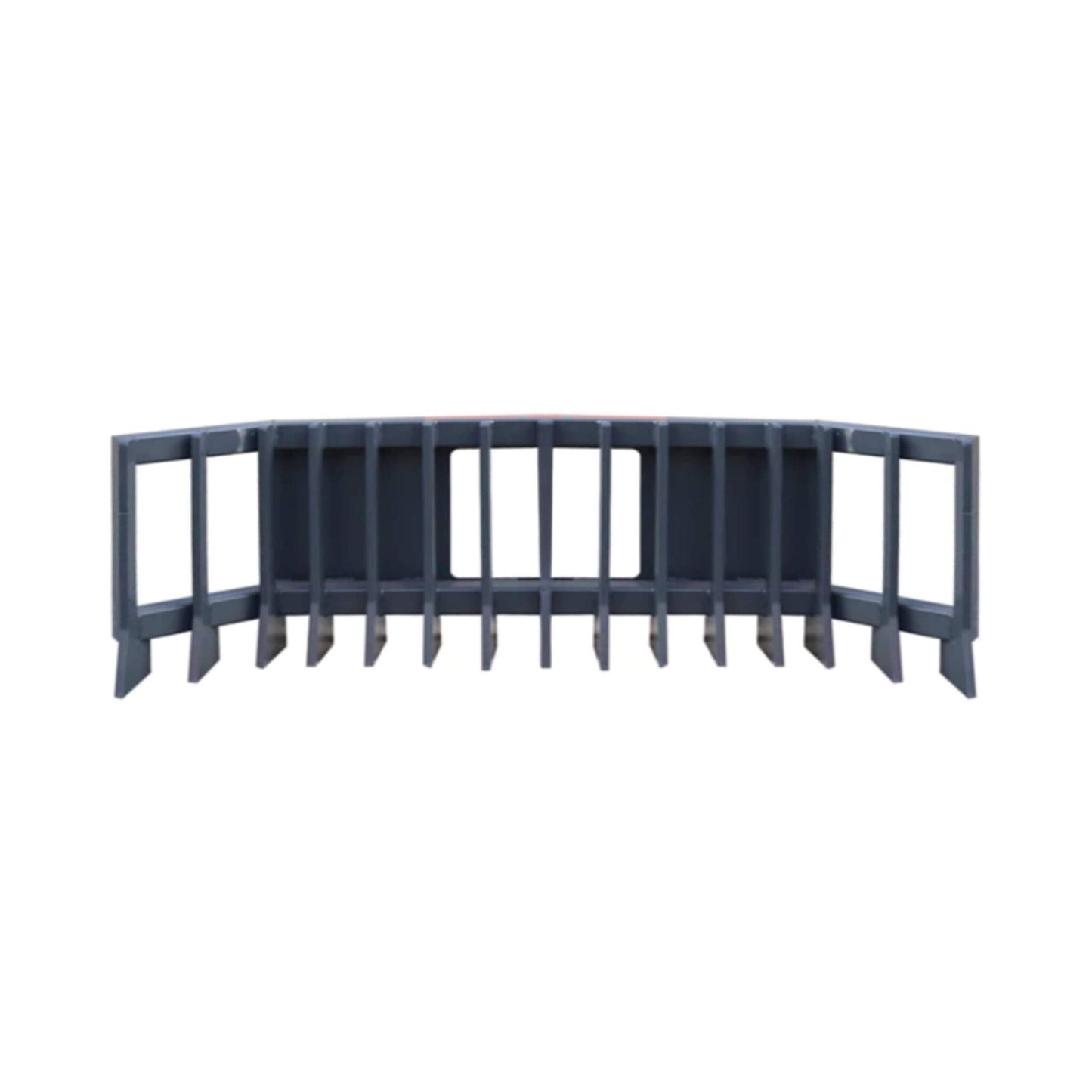 Heavy-Duty Push Stick Rake Skid Steer Attachment with Quick Attach