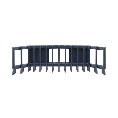 Heavy-Duty Push Stick Rake Skid Steer Attachment with Quick Attach