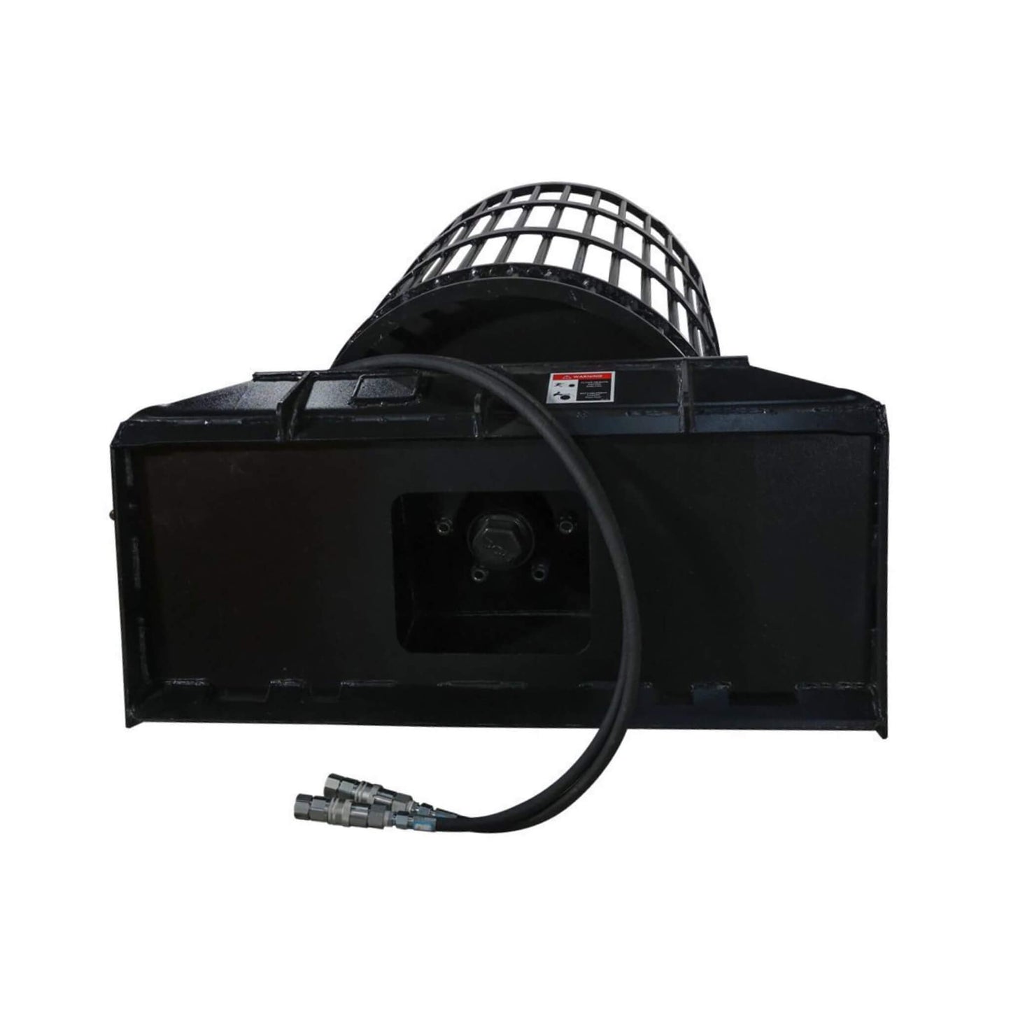 Heavy-Duty Rotary Rock Picker Skid Steer Attachment with 30-Inch Drum