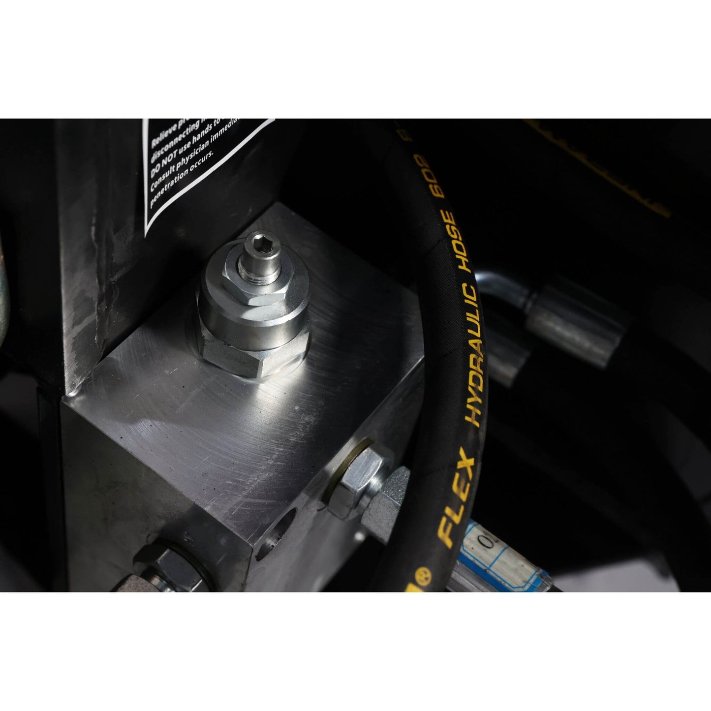 Heavy-Duty Rotary Rock Picker Skid Steer Attachment with 30-Inch Drum