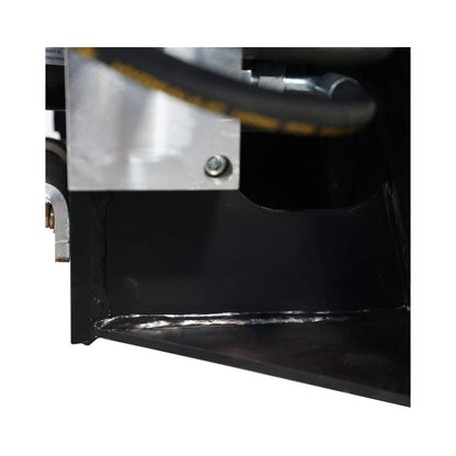 Heavy-Duty Rotary Rock Picker Skid Steer Attachment with 30-Inch Drum