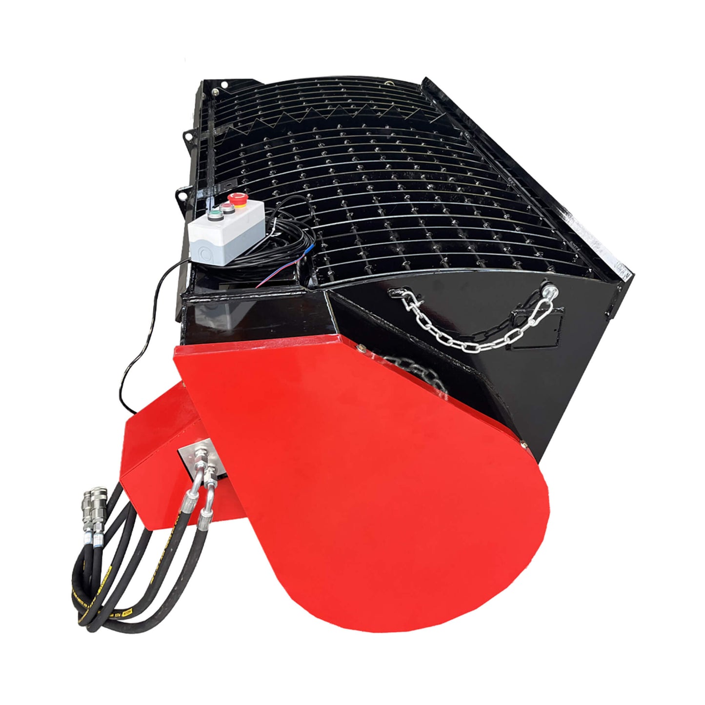Heavy-Duty Self Loading Skid Steer Concrete Mixer Bucket Attachment with Universal Mount Plate