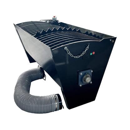 Heavy-Duty Self Loading Skid Steer Concrete Mixer Bucket Attachment with Universal Mount Plate