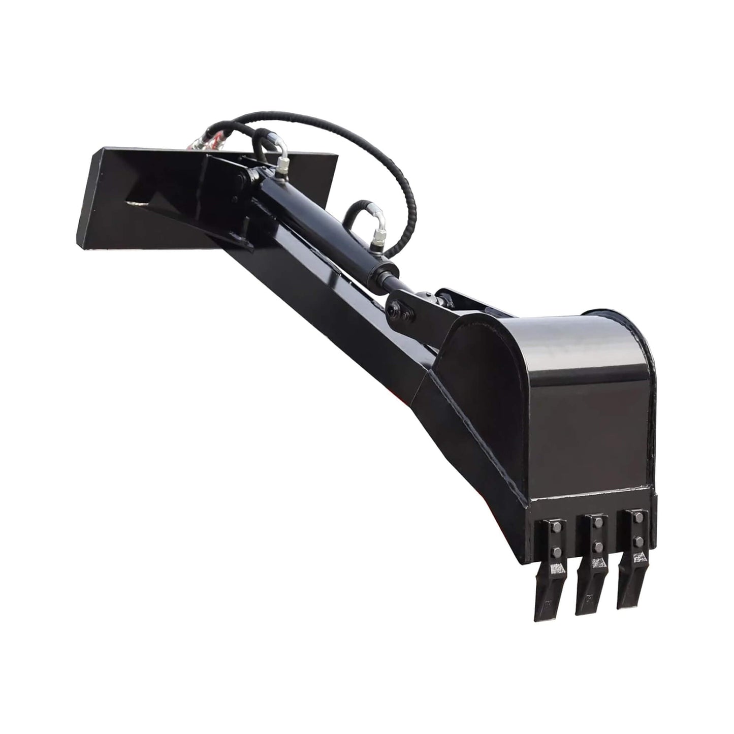 Heavy-Duty Skid Steer Fronthoe Attachment with 12-Inch Bucket