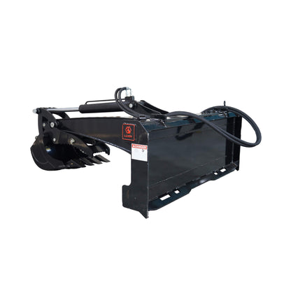 Heavy-Duty Universal Skid Steer Backhoe Digger Bucket Attachment with Universal Quick Attach Plate