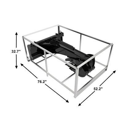 Heavy-Duty Universal Skid Steer Backhoe Digger Bucket Attachment with Universal Quick Attach Plate