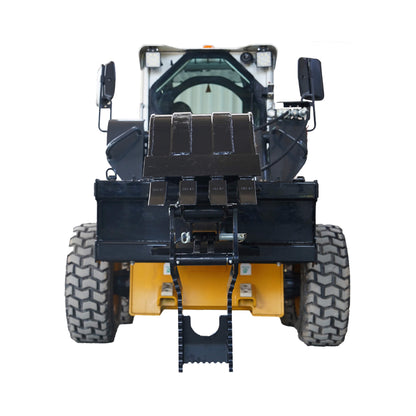 Heavy-Duty Universal Skid Steer Backhoe Digger Bucket Attachment with Universal Quick Attach Plate