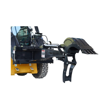 Heavy-Duty Universal Skid Steer Backhoe Digger Bucket Attachment with Universal Quick Attach Plate
