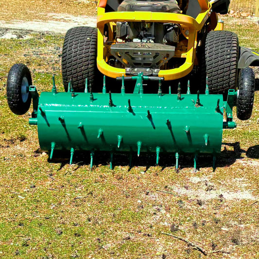 Heavy-Duty Water-Filled Pull-Behind Spike Roller Lawn Aerator