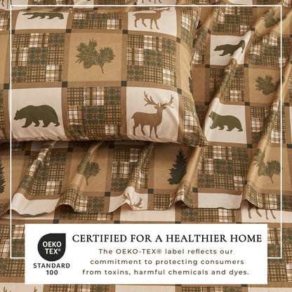 Lodge Printed Sheet Set - Mountain Ridge Collection