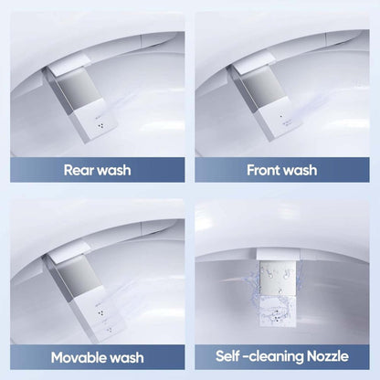 Alora Heavy-DutyHigh-Power Flush Smart Toilet with Built-In Bidet and Elongated Heated Seat