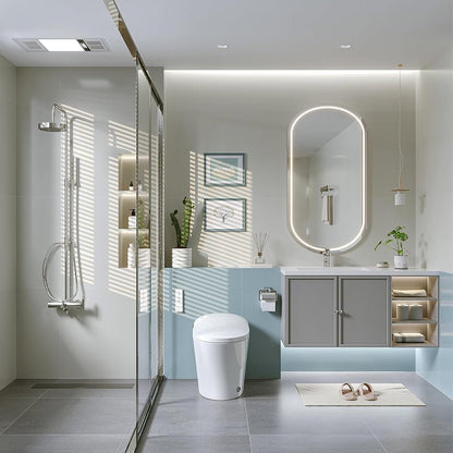 Alora Premium Smart Heated Tankless Bidet Toilet With Dual Flush System