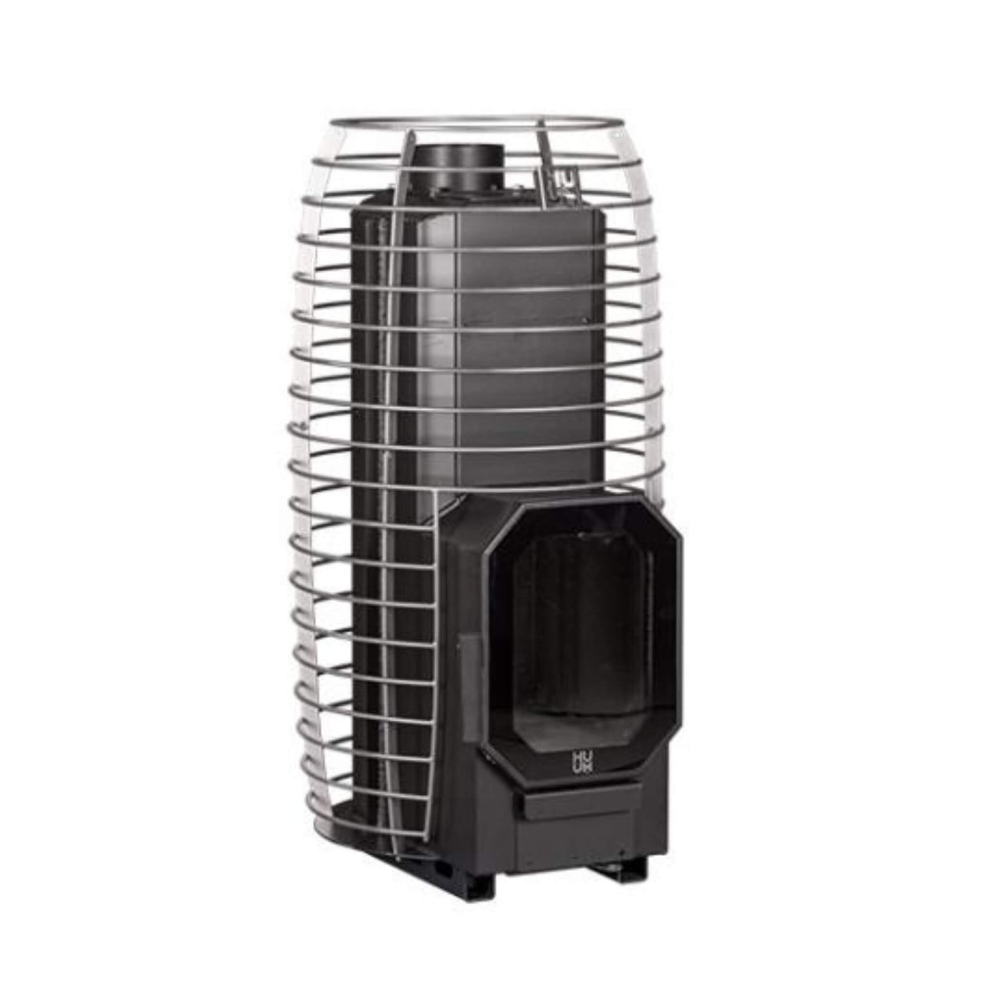 Huum Hive Flow Mini 8.5KW Wood-Burning Sauna Stove With Ash Drawer & Sauna Stones