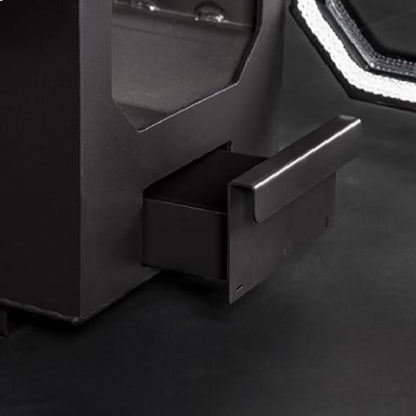 Huum Hive Flow Mini LS 8.5KW Wood-Burning Sauna Stove With Firebox Extension & Sauna Stones