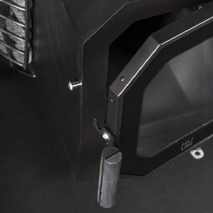 Huum Hive Flow Mini LS 8.5KW Wood-Burning Sauna Stove With Firebox Extension & Sauna Stones