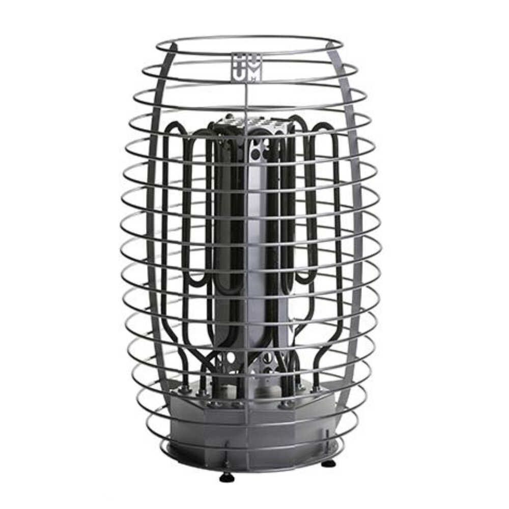 Huum Hive Mini Floor Mount Traditional Steel Sauna Heater With Digital Controller & Sauna Stones