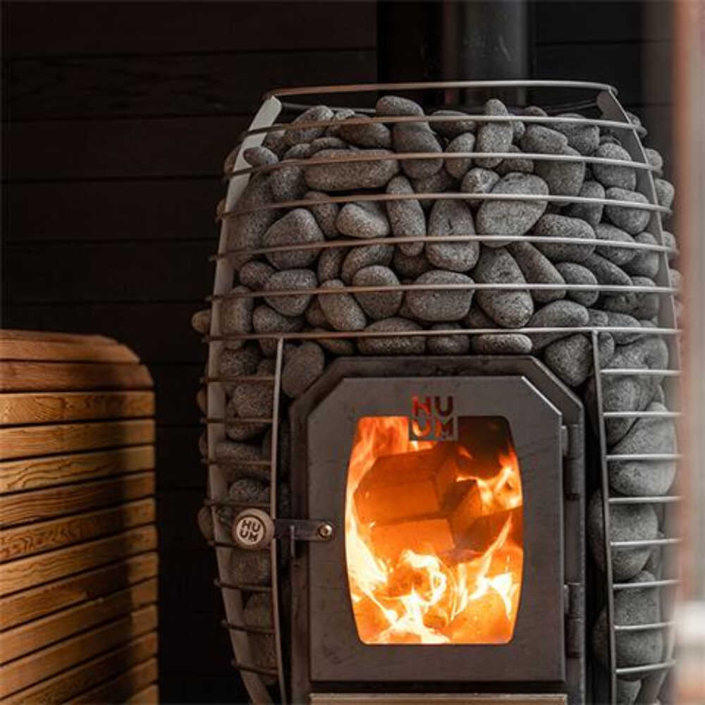 Huum Hive Wood Series Stainless Steel Sauna Stove With Sauna Stones
