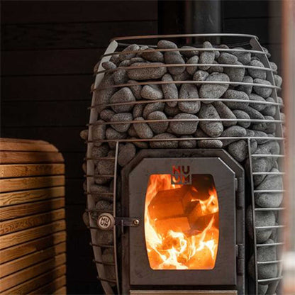 Huum Hive Wood Series Stainless Steel Sauna Stove With Sauna Stones