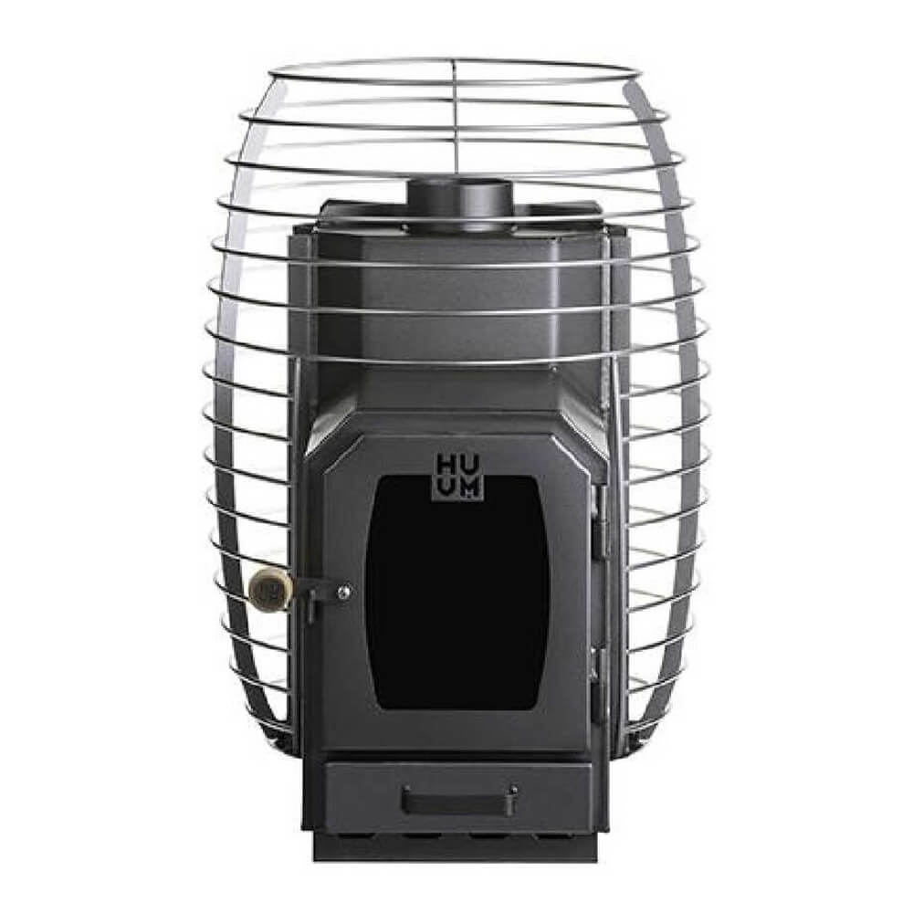 Huum Hive Wood LS 17KW Sauna Stove With Firebox Extension & Sauna Stones