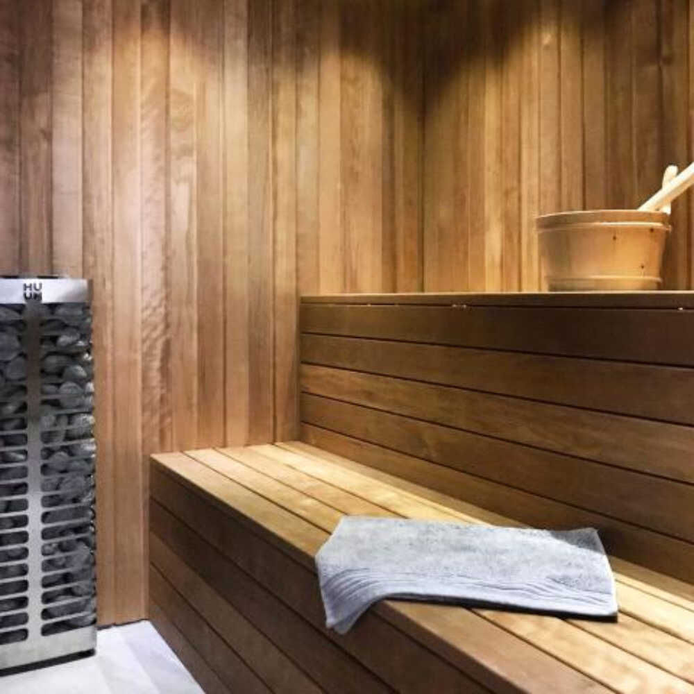 Huum Steel Series Sauna Heater With UKU Control & Sauna Stones