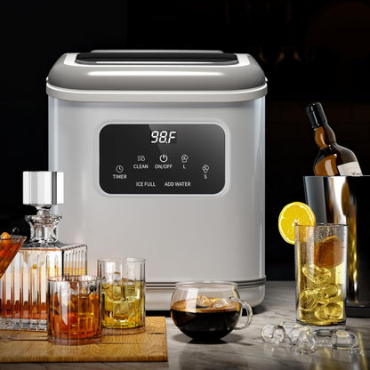 Ice Makers Countertop with LED Screen Control Panel Z5812KH